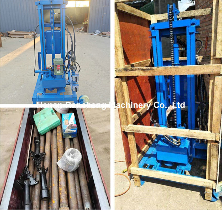 عمق حفاری 100 متری ماشین اصلی حفاری آب قابل حمل الکتریکی با موتور 22HP