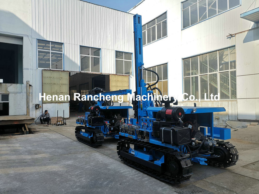 90mm - 140mm Dia تجهیزات حفاری DTH 45kw موتور دیزل پایین حفاری سوراخ