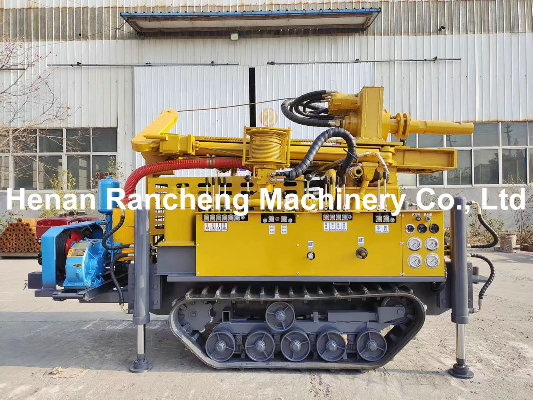 RCF150S 150m عمق کامپکت لاستیک مسیر آب چاه حفاری ماشین با 42KW موتور Yuchai