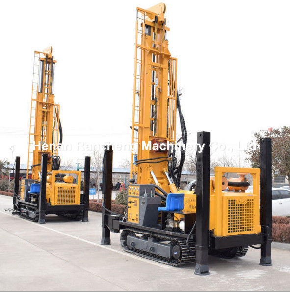 600m چاه آب عمیق موتور دیزل حفاری Rig RCF600C DTH معدن خزنده نصب ماشین