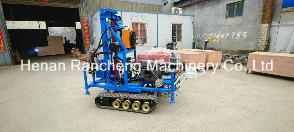 عملیات آسان RCS200C ربای کرولر دستگاه حفاری قابل حمل با عمق 150 متر قطر 450 میلی متر
