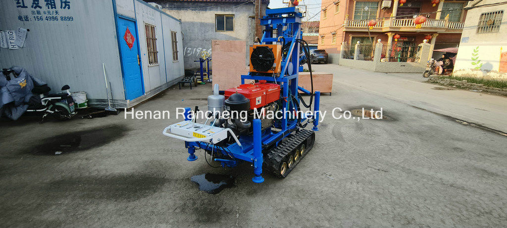 عملیات آسان RCS200C ربای کرولر دستگاه حفاری قابل حمل با عمق 150 متر قطر 450 میلی متر