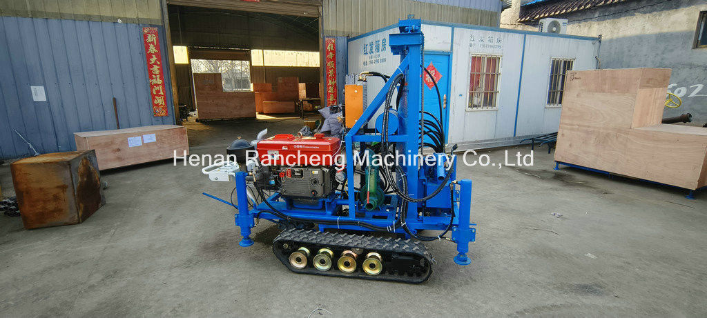 عملیات آسان RCS200C ربای کرولر دستگاه حفاری قابل حمل با عمق 150 متر قطر 450 میلی متر