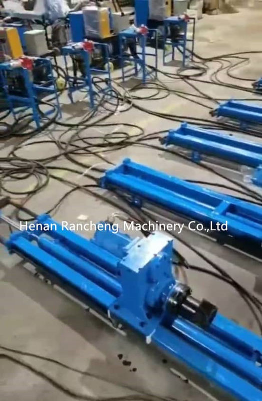 40-60 متری نوع تقسیم هیدرولیک لنگر حفاری با قدرت موتور الکتریکی 7.5KW