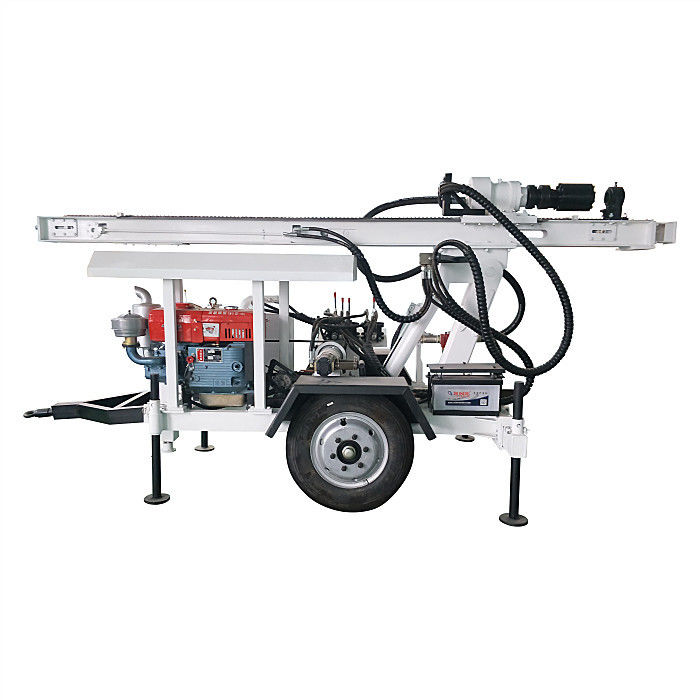 RC120W ماشین حفاری چاه آب کوچک مناسب برای چکش پایین سوراخ و حفاری چرخش