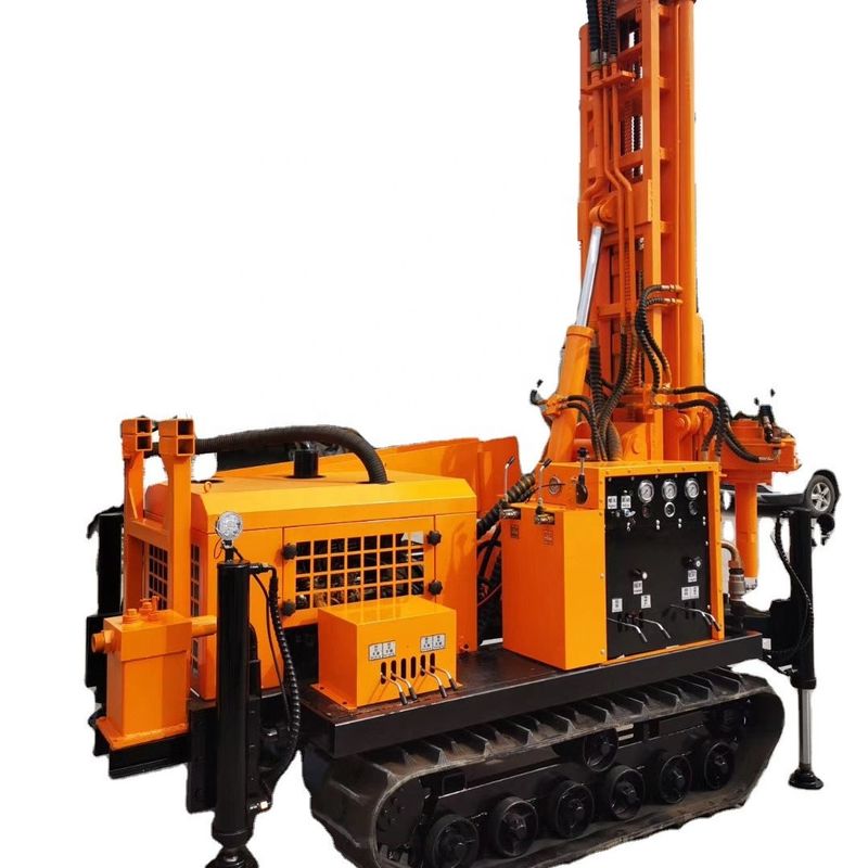 200 متر 5800 کیلوگرم ماشین حفاری آب هیدرولیک با موتور دیزل 58KW و نیروی بلند 5T