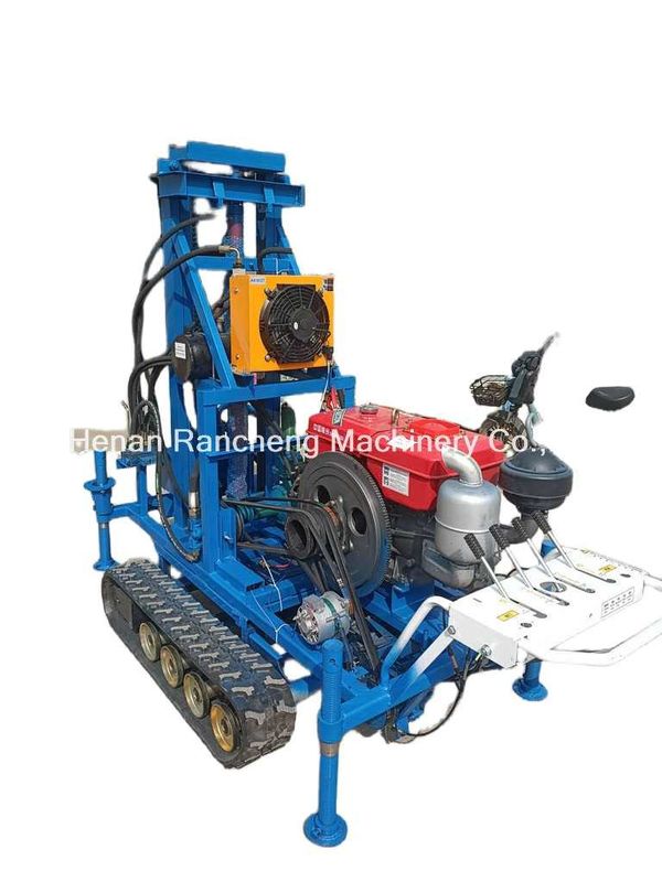 عملیات آسان RCS200C ربای کرولر دستگاه حفاری قابل حمل با عمق 150 متر قطر 450 میلی متر