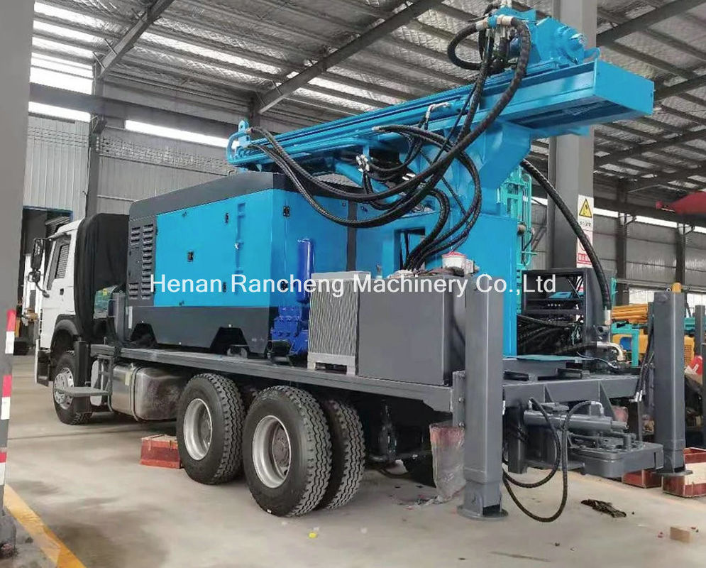 هیدرولیک ۳۵۰ متر ماشین حفاری چاه نصب شده کامیون حفاری قیمت دیزل آب چاه حفاری آب برای فروش