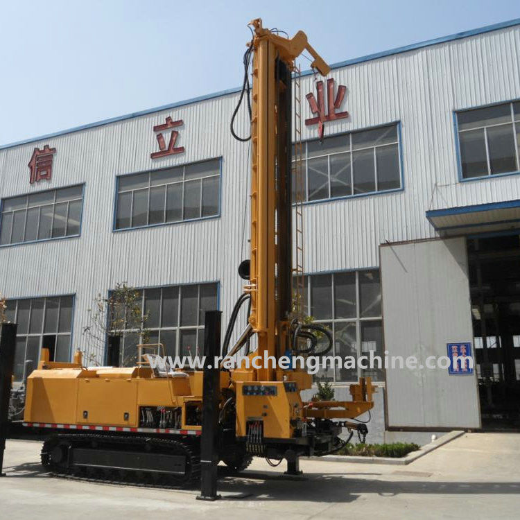 RCF800C 800m حفاری کامینز موتور فولاد Crawler نوع چاه حفاری