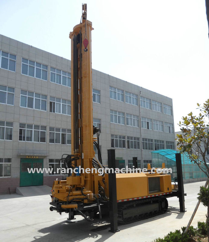 RCF800C 800m حفاری کامینز موتور فولاد Crawler نوع چاه حفاری