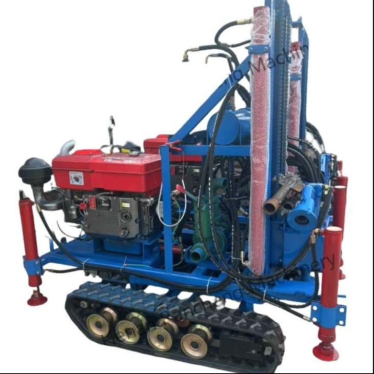 کاوشگر هیدرولیک نصب شده 160 متر سوراخ سوراخ چاه آب چاه حفاری ریگ ماشین با موتور 35HP