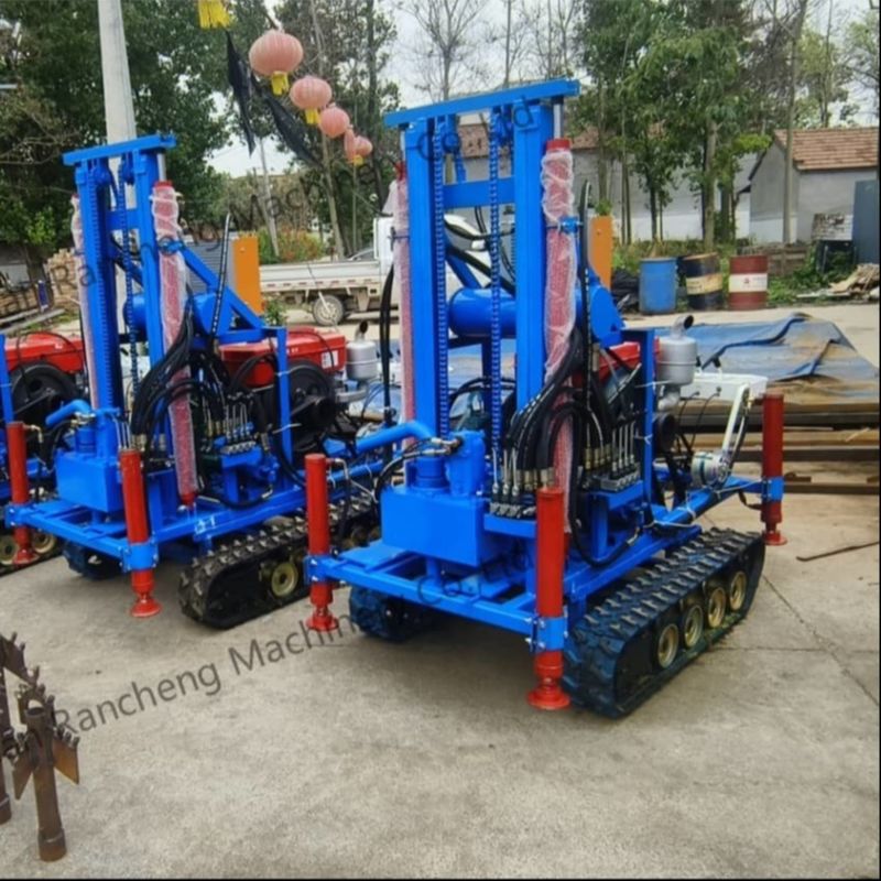 کاوشگر هیدرولیک نصب شده 160 متر سوراخ سوراخ چاه آب چاه حفاری ریگ ماشین با موتور 35HP