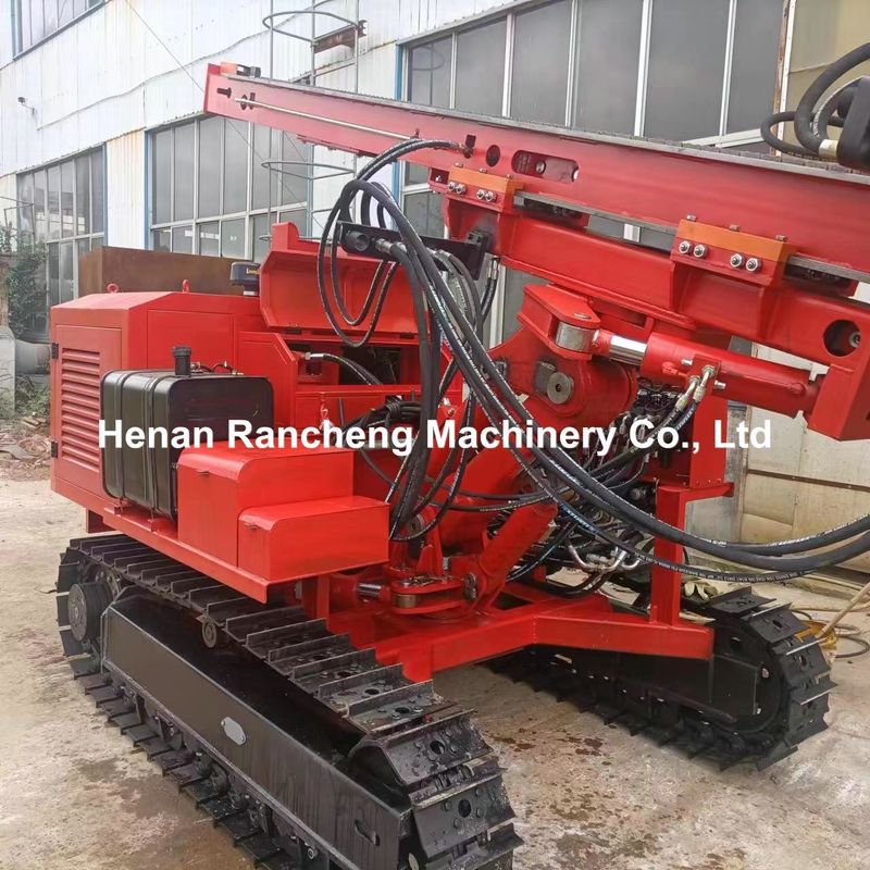 RC130Y Micro Pile Rig 400mm قطر حفاری چاه آب آب چاه آجر پیلی DTH حفاری
