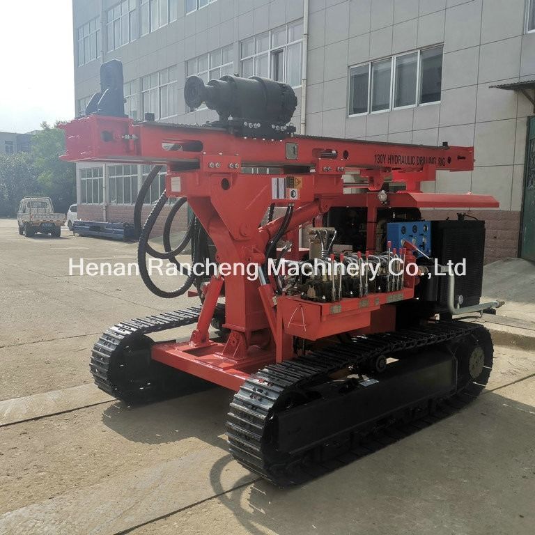 RC130Y Micro Pile Rig 400mm قطر حفاری چاه آب آب چاه آجر پیلی DTH حفاری