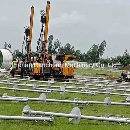 راننده تخته خورشیدی با موتور 39KW برای عمق 170 سانتی متر و وزن 2.8 تن