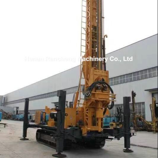 آب عمیق چاه حفاری قابل حمل 1000 متر ماشین آلات ژئوتکنیکی اکتشاف 194KW موتور کامینز