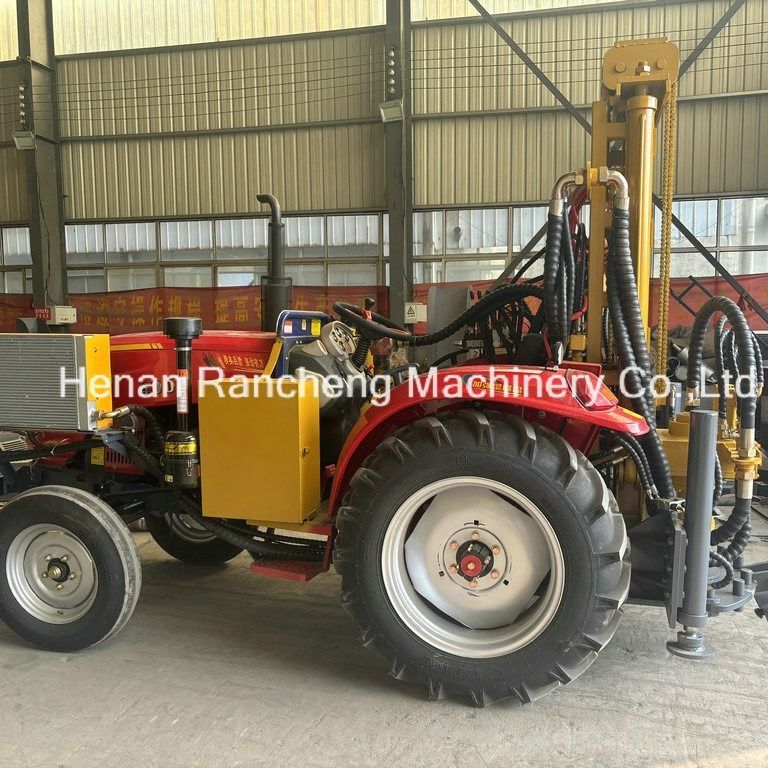 200/260m 254mm تراکتور نصب چهار چرخ قدرت بزرگ آب چاه حفاری