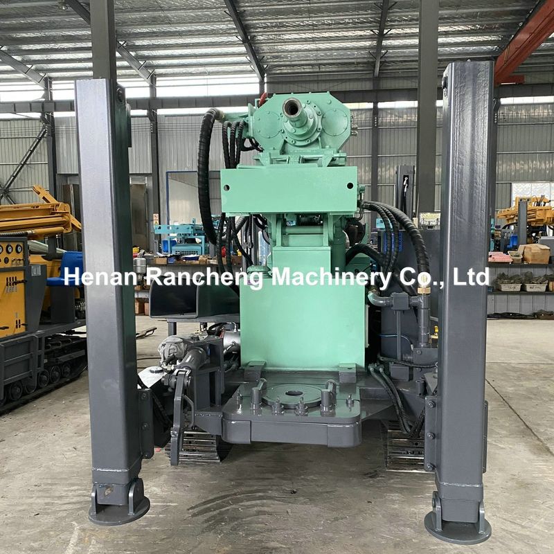 عمق حفاری 350 متر ماشین حفاری چاه آب با موتور 91KW Yuchai