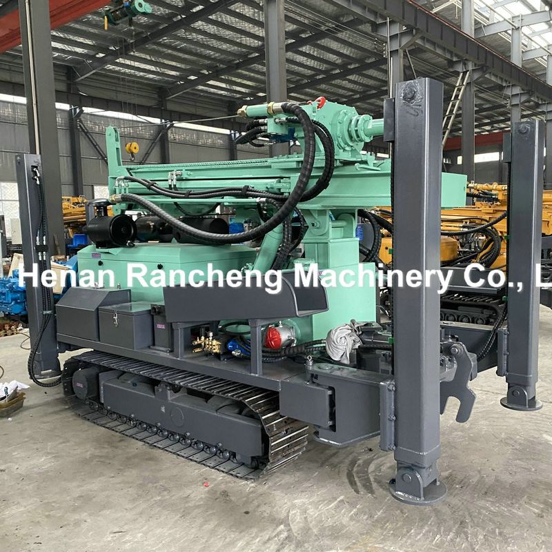 عمق حفاری 350 متر ماشین حفاری چاه آب با موتور 91KW Yuchai
