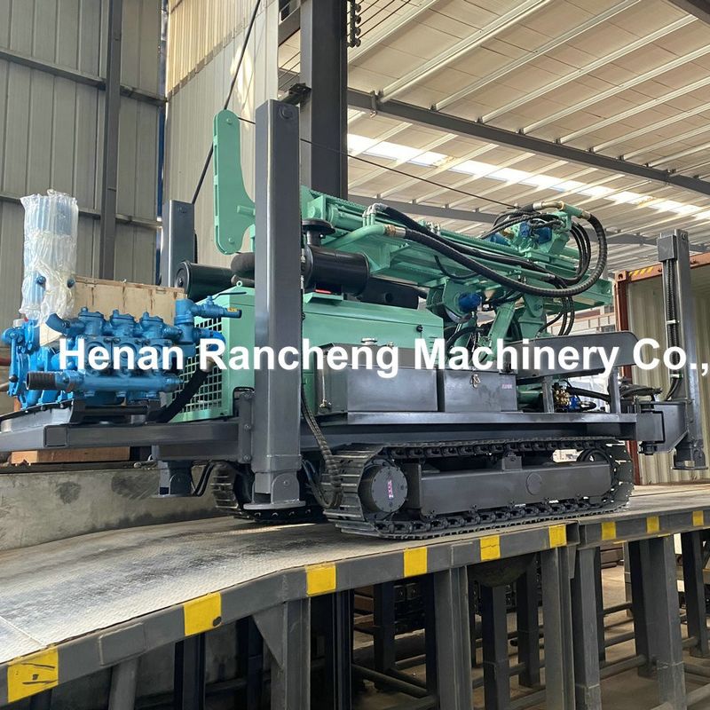 عمق حفاری 350 متر ماشین حفاری چاه آب با موتور 91KW Yuchai
