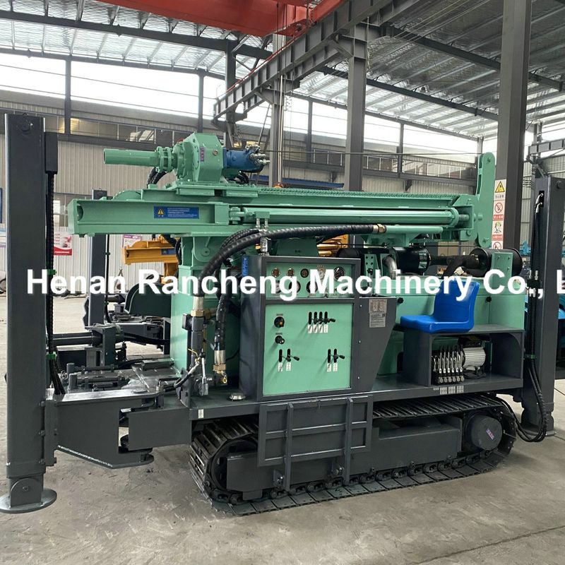 عمق حفاری 350 متر ماشین حفاری چاه آب با موتور 91KW Yuchai