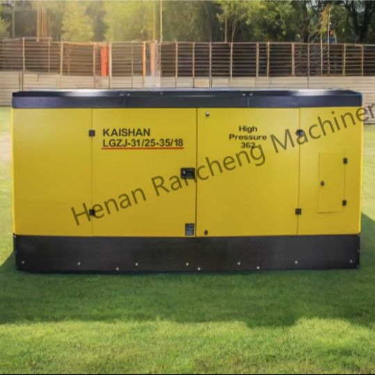 ظرفیت 1107CFM فشار 25 بار کمپرسورهای پیچی دیزلی کمپرسورهای هوای پرتابل