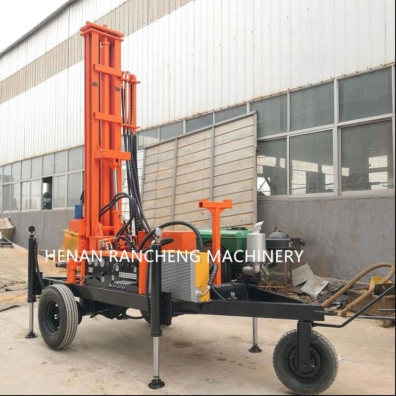 RCF150W 150m چرخ نصب آب چاه حفاری سوراخ حفاری برای چاه آب
