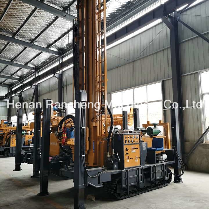 موتور دیزل چند کارکردی آب چاه حفاری ریگ خزنده نصب ماشین آلات با 118KW موتور Yuchai