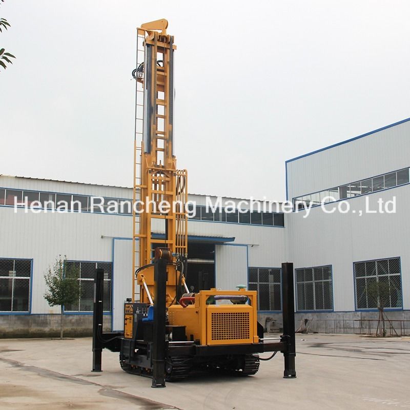 موتور دیزل چند کارکردی آب چاه حفاری ریگ خزنده نصب ماشین آلات با 118KW موتور Yuchai