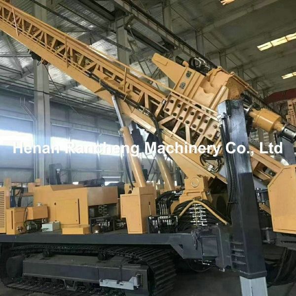 RCF700C ماشین حفاری چند عملکردی 700 متر خزنده نصب شده دستگاه حفاری چاه آب