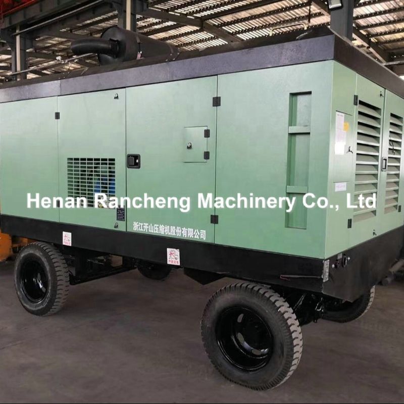 1107CFM 25bBar کمپرسورهای پیچ دار موتور دیزل کمپرسورهای هوا قابل حمل برای فشار 2.5-1.8 Mpa