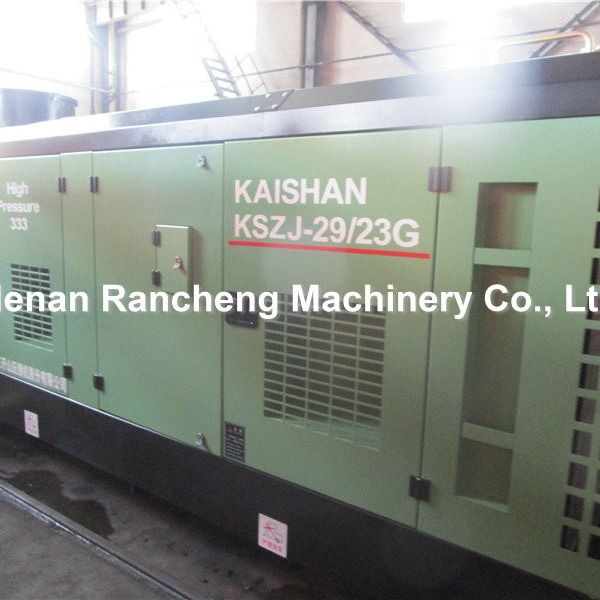 1107CFM 25bBar کمپرسورهای پیچ دار موتور دیزل کمپرسورهای هوا قابل حمل برای فشار 2.5-1.8 Mpa