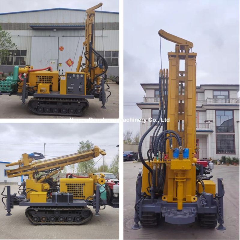 نوع کرولر هیدرولیک آب چاه حفاری ریگ برای 3500-3800Nm حداکثر گشتاور از چرخش
