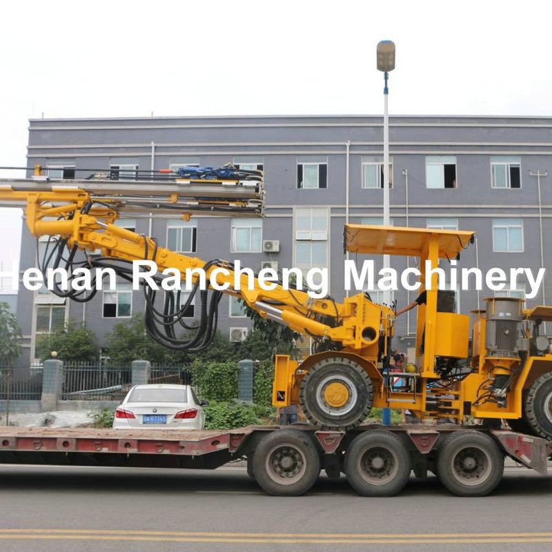 RCZ-22J تمام هیدرولیک تونل سازی جامبو حفاری ریگ 3880mm عمق حفاری با 93KW / 125HP قدرت موتور دیزل