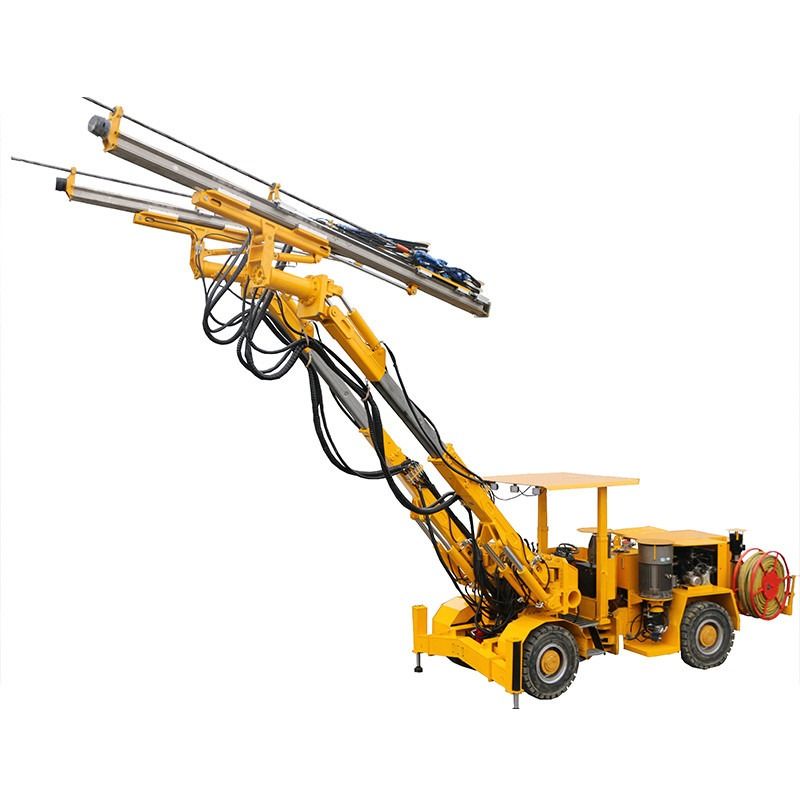 RCZ-22J تمام هیدرولیک تونل سازی جامبو حفاری ریگ 3880mm عمق حفاری با 93KW / 125HP قدرت موتور دیزل