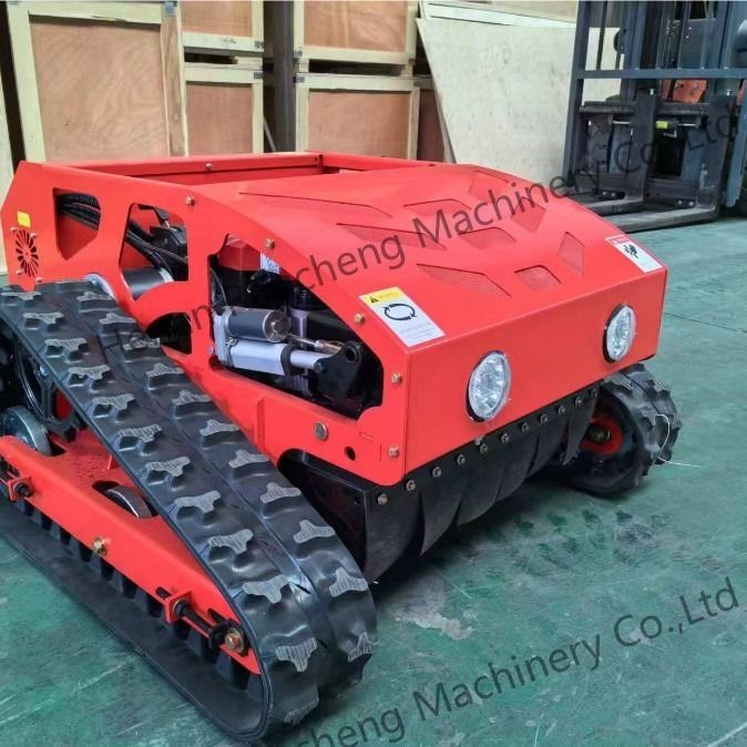 نوع کرولر چهار چرخ هیبرید کنترل از راه دور ماشین تراش چمن 20mm-180mm ارتفاع برش