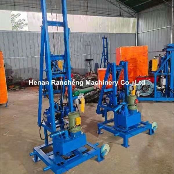 عمق حفاری 100 متری ماشین اصلی حفاری آب قابل حمل الکتریکی با موتور 22HP