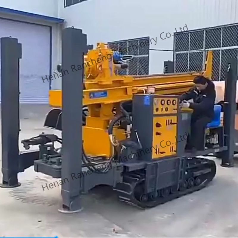 350 متر عمق حفاری 91KW موتور Yuchai آب چاه حفاری 22T نیروی بلند