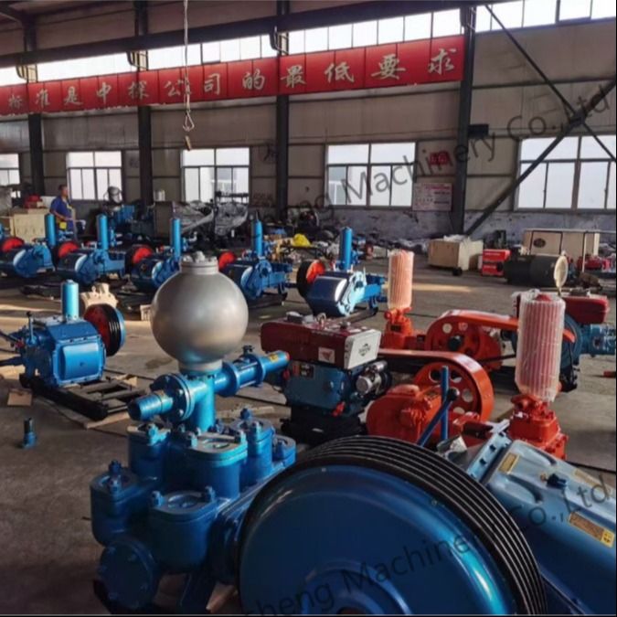 185KW قدرت 7MPa حداکثر فشار حفاری پمپ گل برای پروژه های چاه آب عمیق 1000m 7200kg