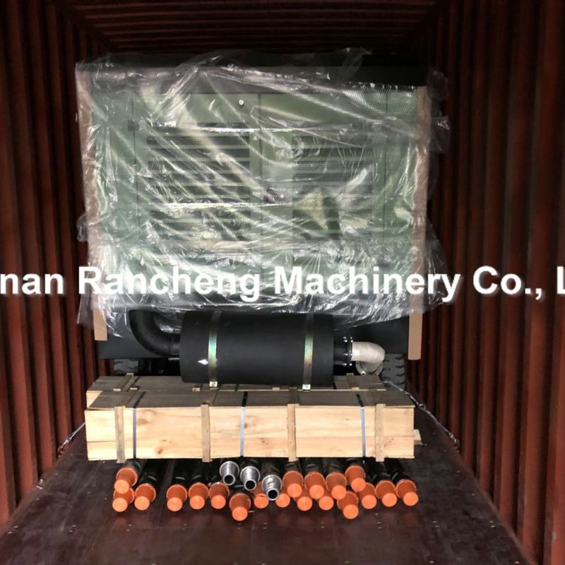1107CFM کمپرسورهای پیچ دار موتور دیزل کمپرسورهای هواپیمایی قابل حمل برای فشار 2.5-1.8 Mpa