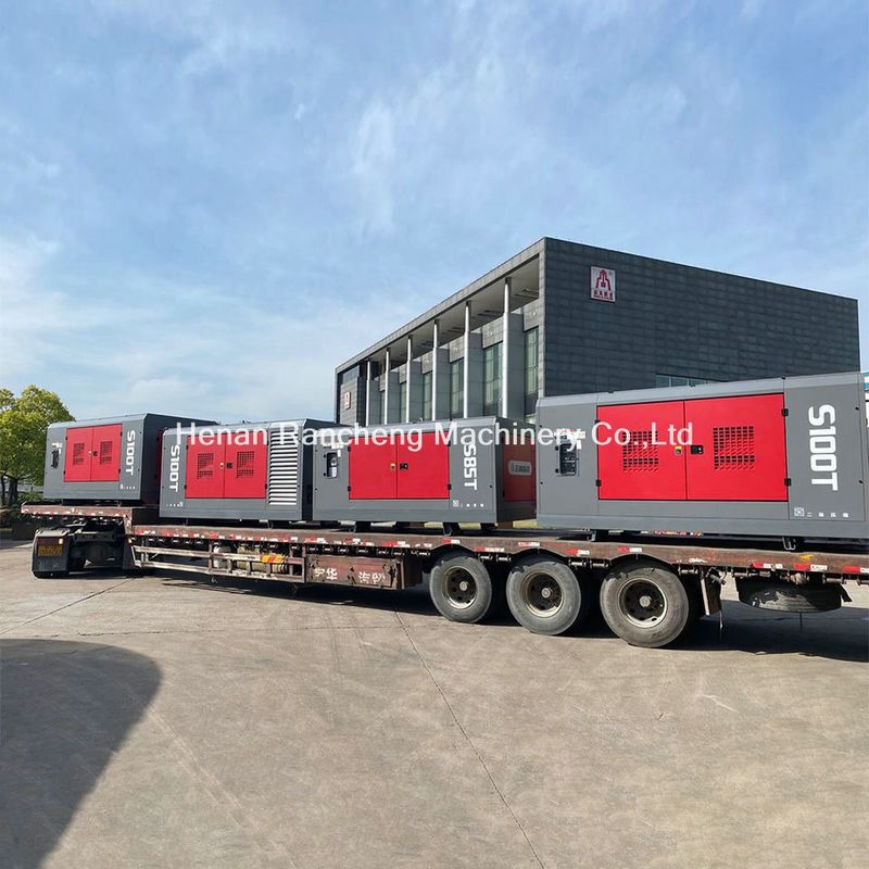 ظرفیت هوا 31 متر مکعب در دقیقه کمپرسور هوای S100T فشار کاری 25 بار با موتور Xichai 309KW