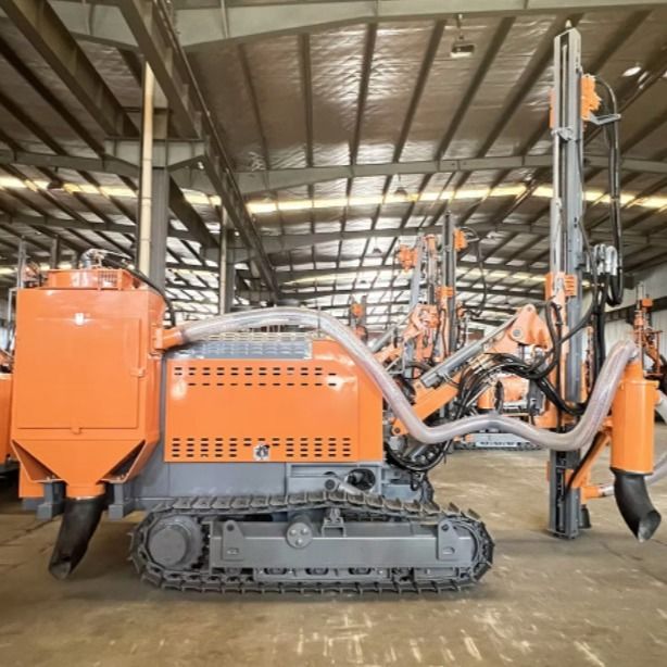 نوع یکپارچه دستگاه حفاری DTH قابل حمل معدنکاری سنگ سخت سوراخ انفجاری دستگاه حفاری DTH هیدرولیک