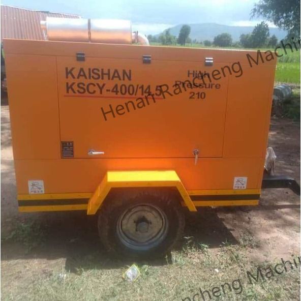 KSCY-400/14.5K 400cfm دیزل کمپرسور هوا پیچ قابل حمل با موتور کامینز