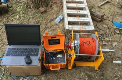 300 متر تجهیزات ژئوفیزیکی حفره آب چاه چوب ابزار مقاومت ظاهری اندازه گیری سیستم ثبت