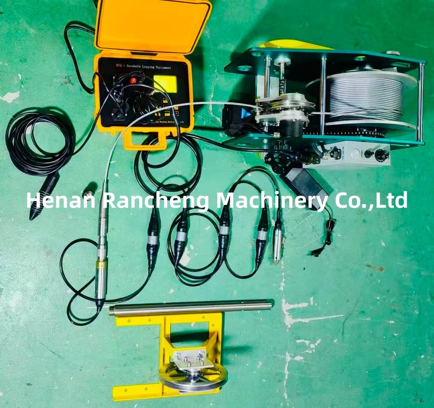 300m تجهیزات ژئوفیزیکی سوراخ آب چاه ابزار ثبت 1% (سطح) دقت اندازه گیری مقاومت ظاهری