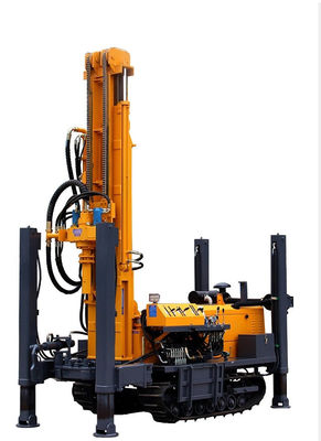 180 متر عمق خزنده نصب ماشین حفاری 55KW 90mm - 300mm Dia