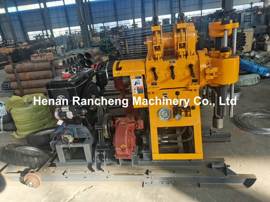 130 متر / 200 متر عمق هیدرولیک حفاری سوراخ کوچک با موتور دیزل 22HP