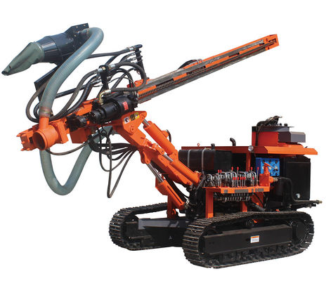 ماشین حفاری هیدرولیک کرولر DTH 61HP موتور دیزل 40m عمق حفاری