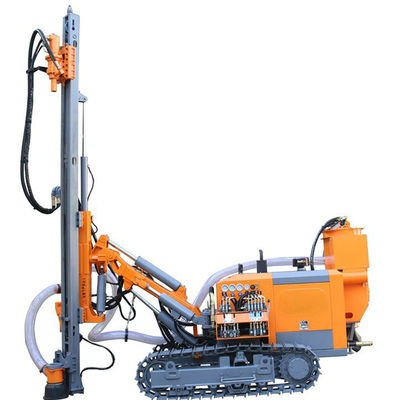 هیدرولیک کرولر DTH پایین حفاری سوراخ 68HP موتور دیزل 20m عمق حفاری