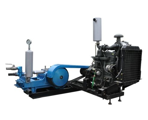 600 لیتری/دقیقه جریان پمپ لجن حفاری کوچک 110 میلی متر ضربه پیستون 55kw قدرت ورودی
